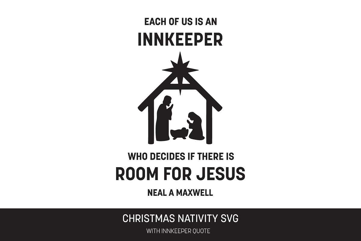 Christmas Nativity with Quote, a Graphic by PinkHouseCollection (Photo 1 of 3)