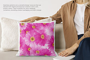 pink floral seamless pattern, a Pattern Graphic by Pink Studio Art (Thumbnail 3 of 5)