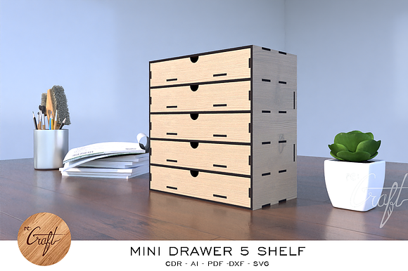 Desk Organizer 5 Drawers preview 8