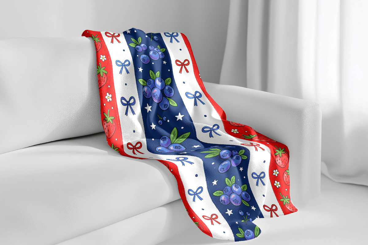 4th of July Patriotic Pattern, a Texture Illustration by Dream Creation (Photo 4 of 5)