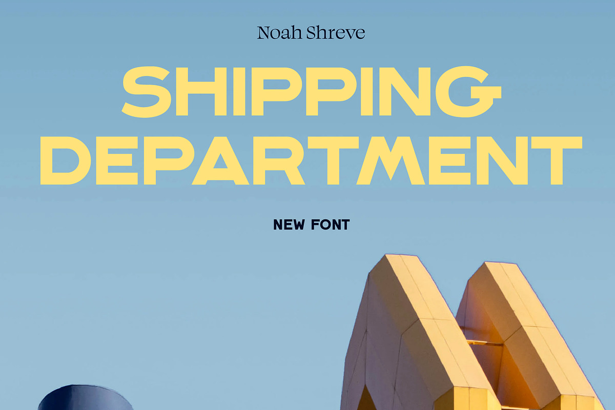Shipping Department Extended Font, a Font by Noah Shreve (Photo 1 of 3)