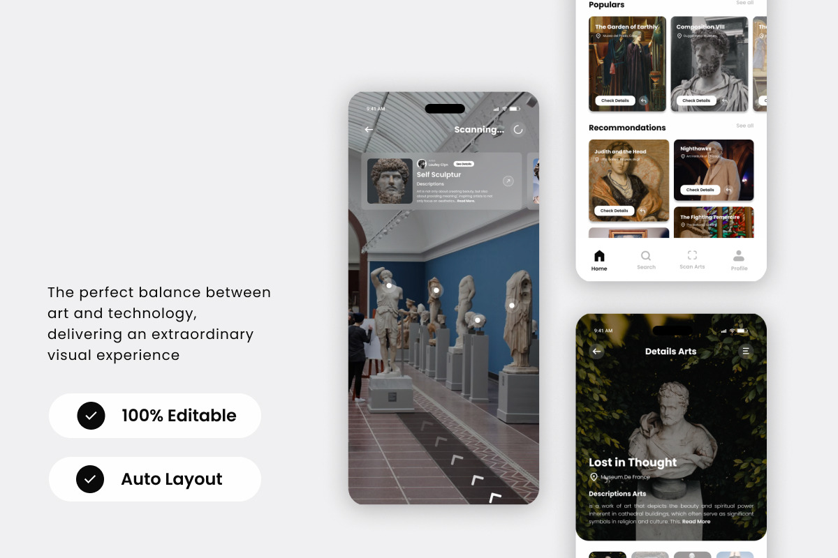Muse Interact - Ar Museum Art Mobile, an App Template by productype1 (Photo 2 of 5)