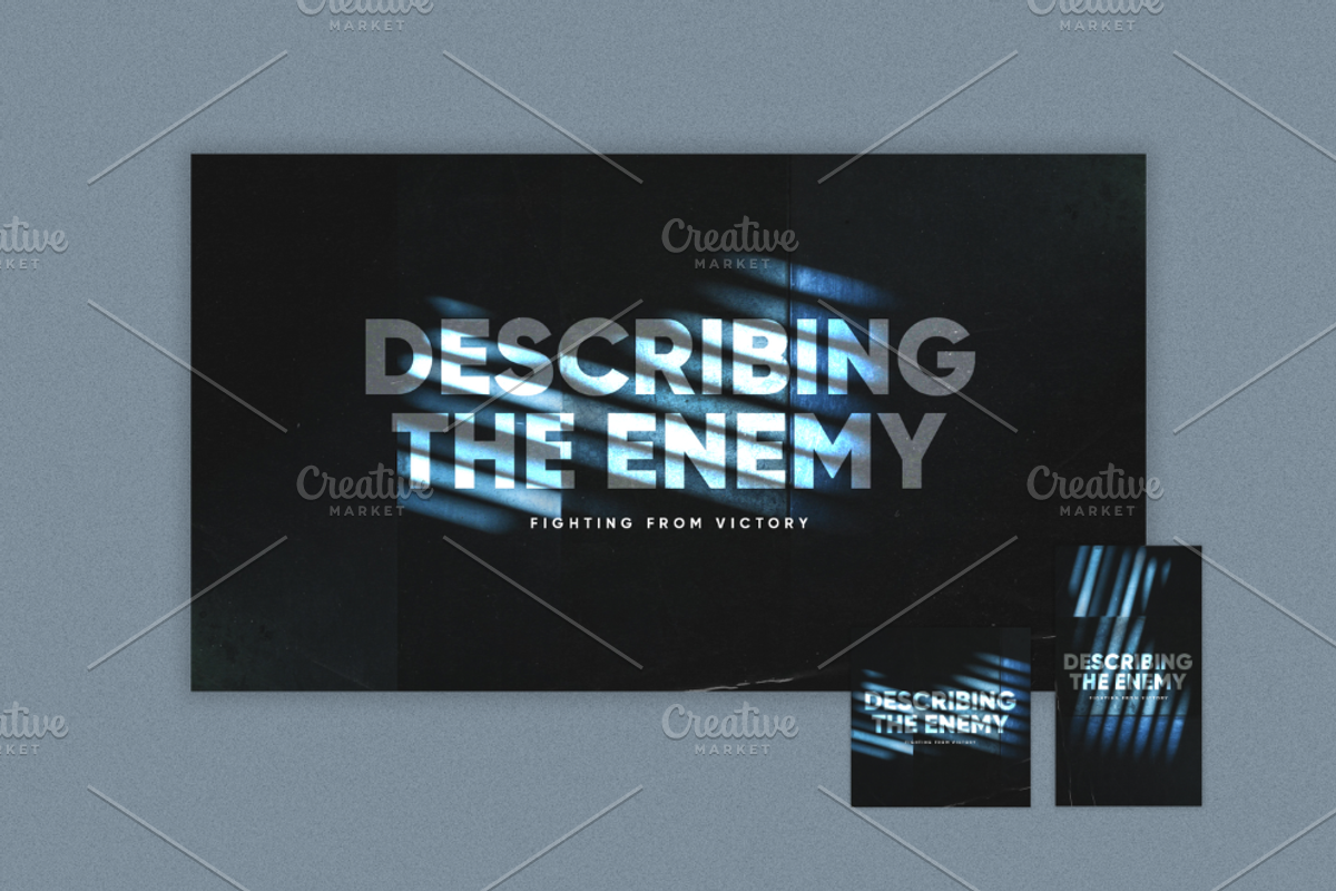 Church Design Describing the Enemy, a Social Media Template by ...