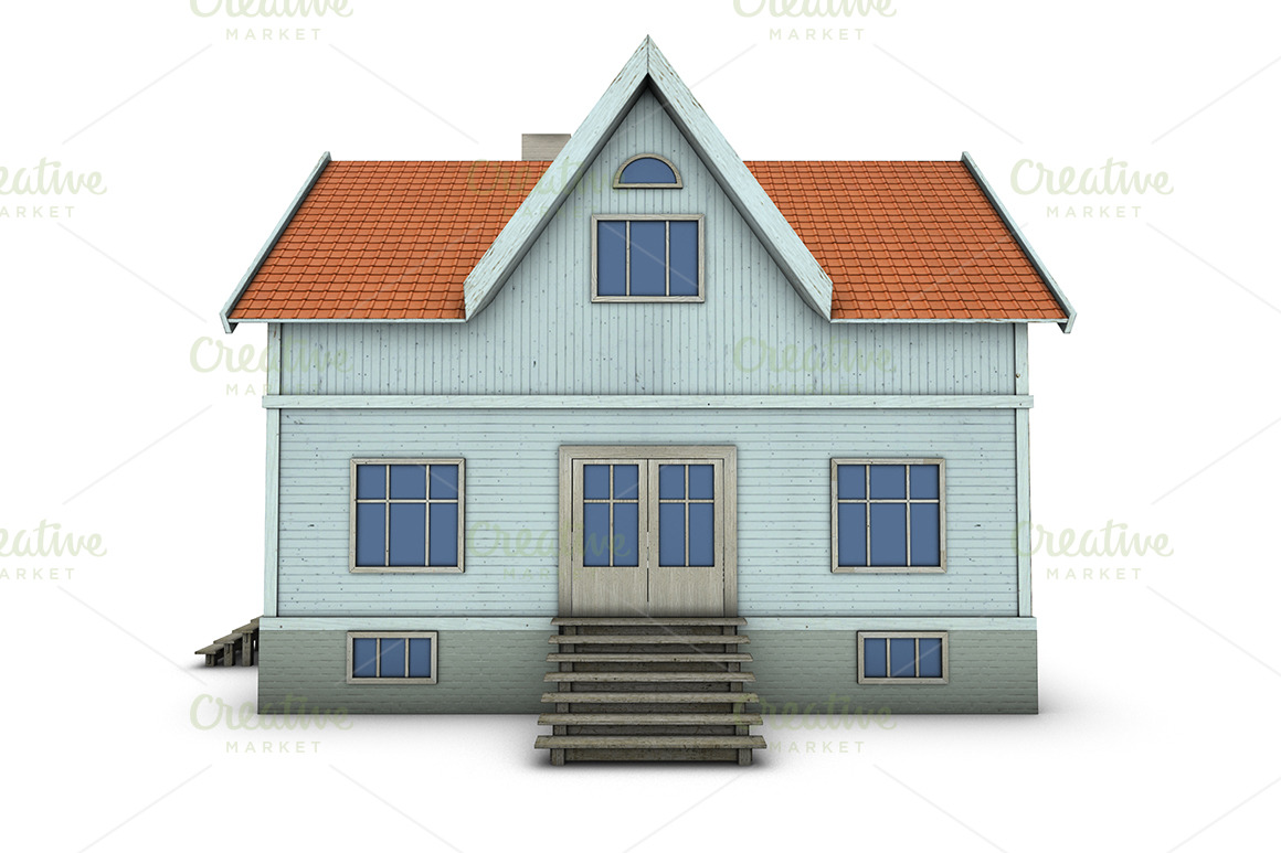 3d Home, a Background Graphic by IllustrationArtShop