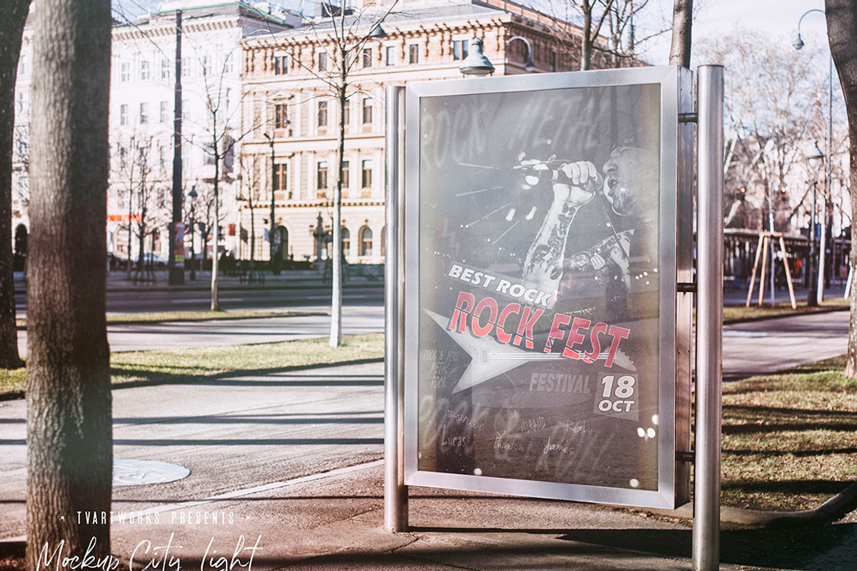 27 Outdoor Advertising Mockups, an Advertising Mockup by TVartworks (Photo 25 of 37)