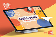 Graphic Beats: Illustrator Brushes, a Brush Add-On by Creative Veila (Thumbnail 1 of 12)