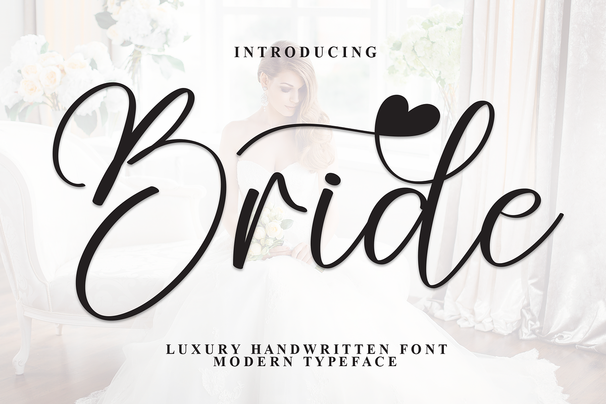 Bride | Script Font, a Handwritten Font by Scratchones (Photo 1 of 9)