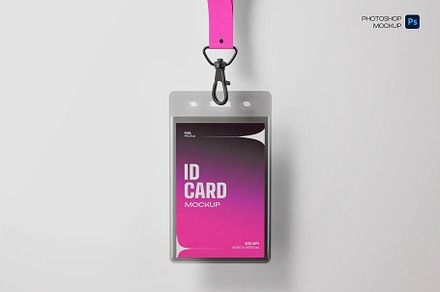 Id Card Mockup, an Advertising Mockup by Hubzway