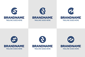 Letters CS OS CN ON CZ OZ Logo, a Branding & Logo Template by Pray Art Design Studio