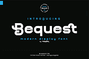 Bequest, a Sans Serif Font by twinstd (Thumbnail 1 of 12)
