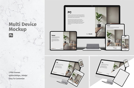 Multi Devices Mockup, a Mac Mockup by MA-KING_ART
