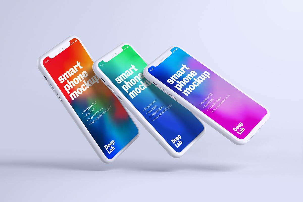 iPhone 11 Pro Clay Mockup Set, an iPhone Mockup by Deeplab (Photo 9 of 25)