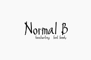 Normal B, a Script Font by TKDoodle (Thumbnail 1 of 8)