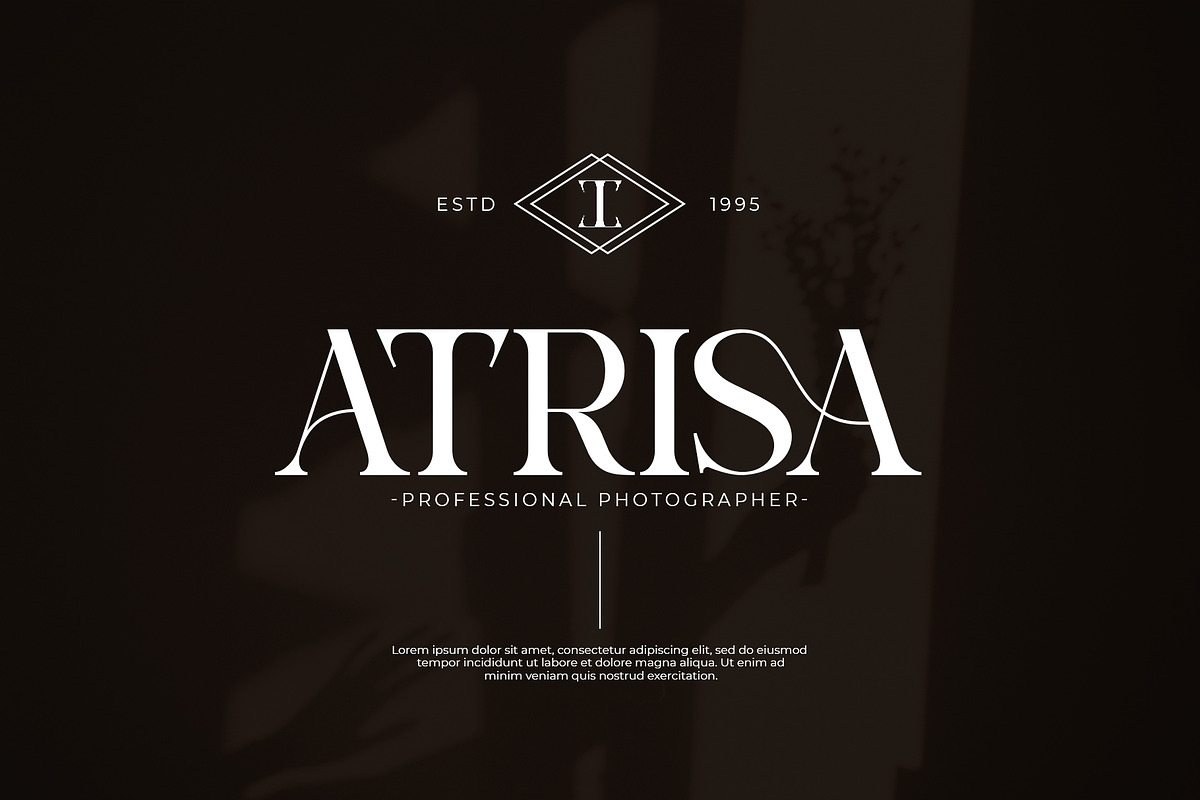 Rheata - Unique Serif Font, a Serif Font by Idea Studio (Photo 3 of 11)
