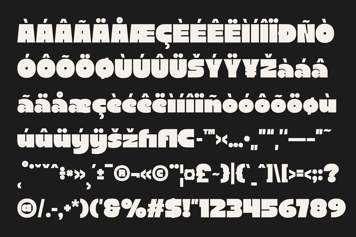 Megra | Modern Heavy Sans Serif Font, a Sans Serif Font by Typoraith Co (Photo 11 of 11)