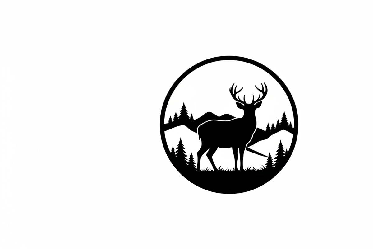 Beautiful deer forest circle art, an Illustration by Amazin_art (Photo 26 of 32)