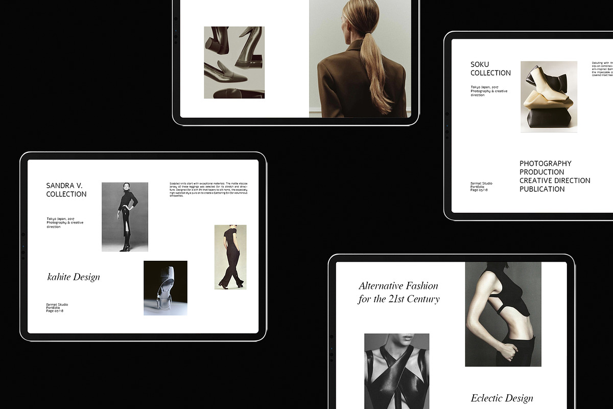 Portfolio Template, a Resume Template by Replika Machine (Photo 5 of 10)