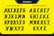 Arcade Funk Typeface, a Serif Font by alit design (Thumbnail 5 of 20)