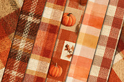 Fall Gingham Seamless Pattern, a Pattern Graphic by Black Bird Studio (Thumbnail 2 of 6)