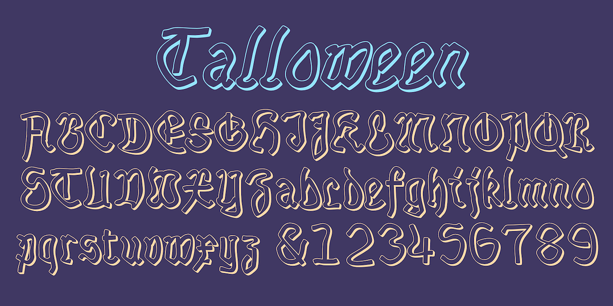 Talloween, a Handwritten Font by Ingrimayne Type (Photo 2 of 5)