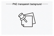 Office Supplies Line Icons Set, an Outline Icon by Designfour (Thumbnail 6 of 7)