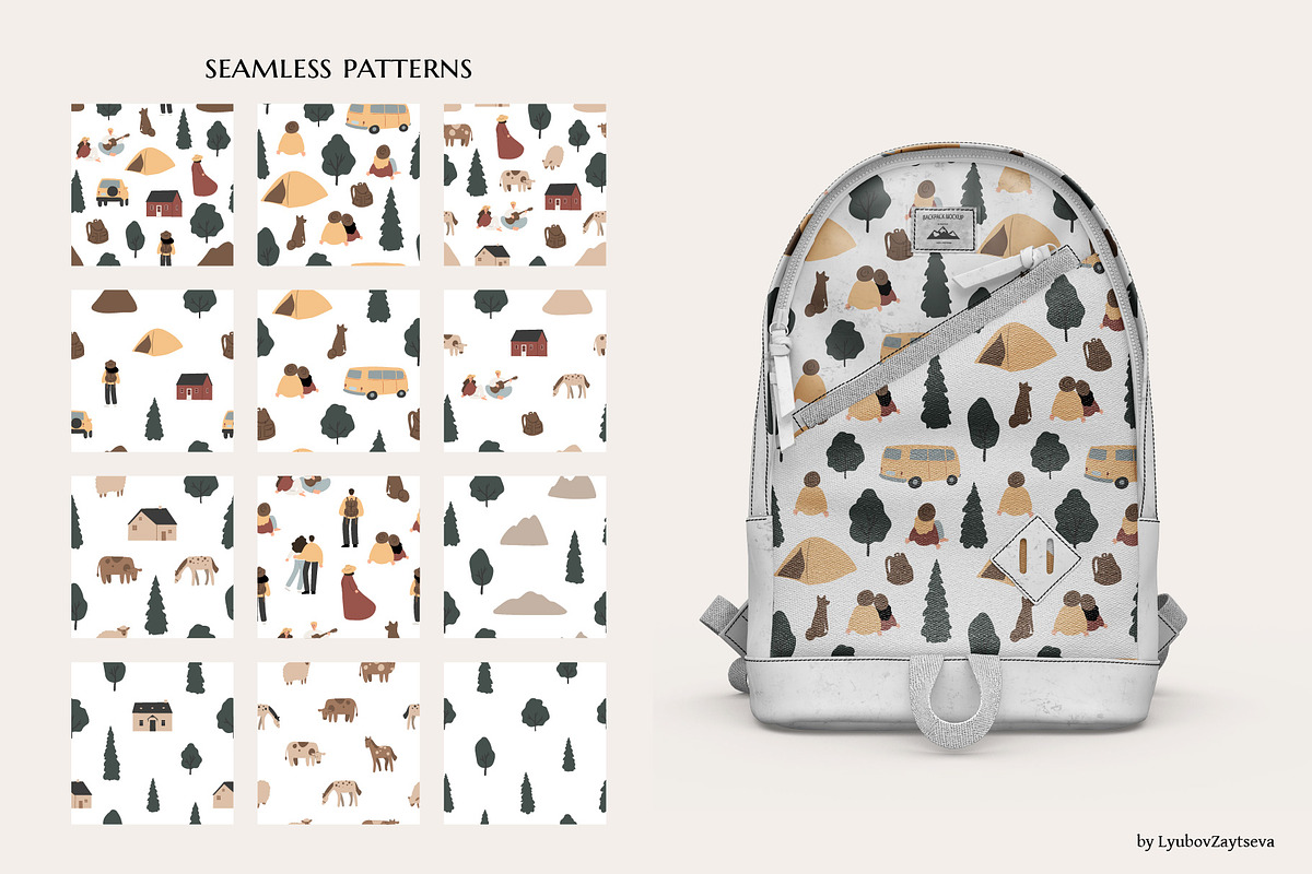 Mountain trip | landscape creator, a Decorative Illustration by LyubovZaytseva (Photo 12 of 16)