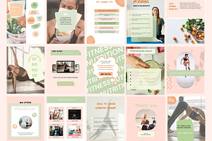 Nutrition Instagram Templates Health