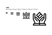 50 Marketing Icons, an Outline Icon by Side Project (Thumbnail 4 of 7)
