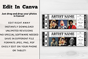 Editable Concert Ticket Template, an Invitation Template by YasdeyDesigns (Thumbnail 6 of 9)