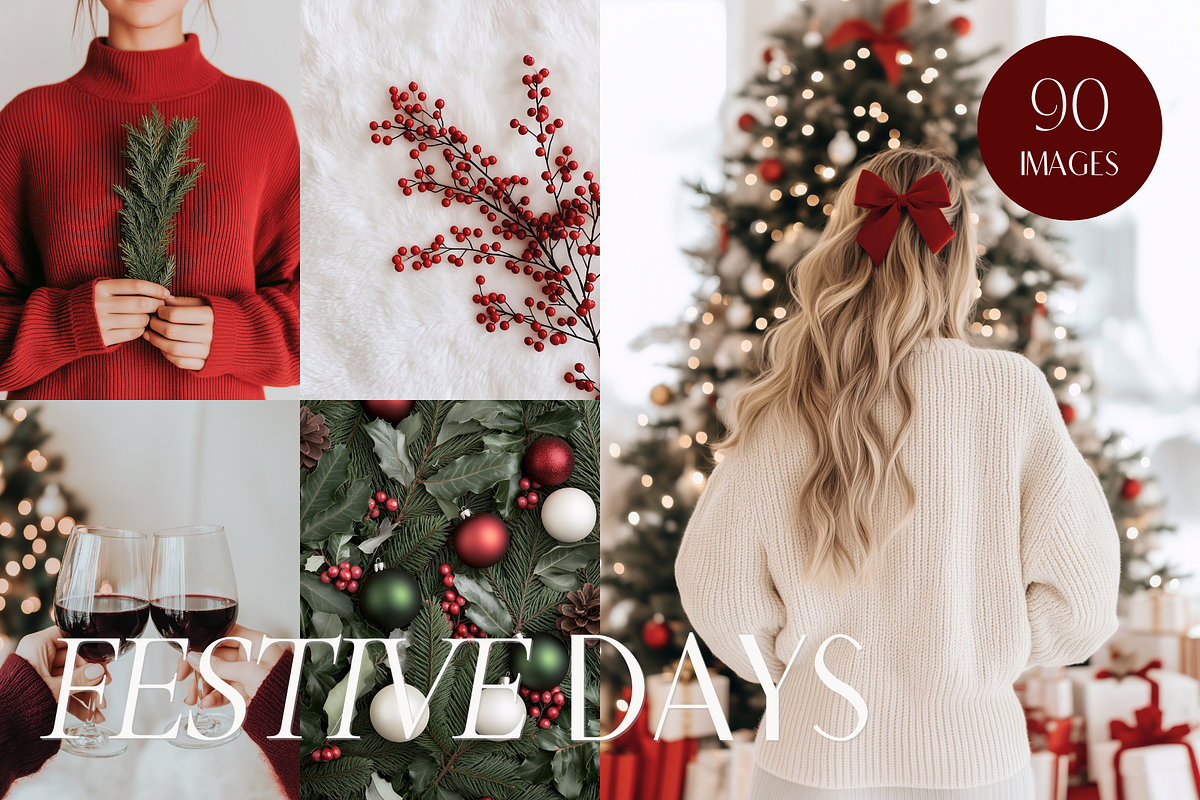 90 Christmas Stock Photos Bundle, a Holiday Photo by Refancy (Photo 1 of 11)