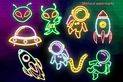 Neon Galaxy Space PNG Clipart, a Technology Illustration by Lenninator Digital (Thumbnail 2 of 6)