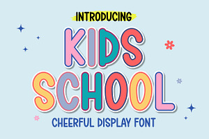 Kids School, a Handwritten Font by Mini_World