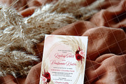 Boho 5x7 Invitation card mockup PSD, an Advertising Mockup by Blush Roses Print (Thumbnail 2 of 8)