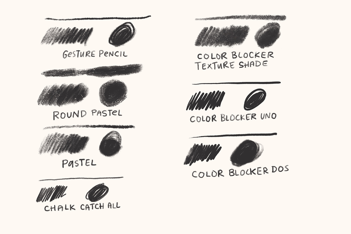 Sketcher Brushes Pack Procreate, a Brush Add-On by studio.pancz (Photo 2 of 2)