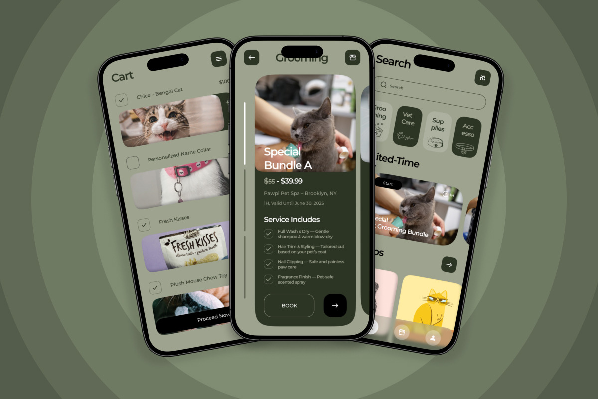 Pawpi – Pet Grooming & Shop App, an App Template by twinstd (Photo 4 of 5)