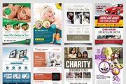 New-150 Multipurpose Flyers Bundle, a Flyer Template by AfzaalGraphics (Thumbnail 25 of 35)