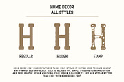 Home Decor - Vintage Slab Serif Font, a Slab Serif Font by ariodsgn (Thumbnail 3 of 7)