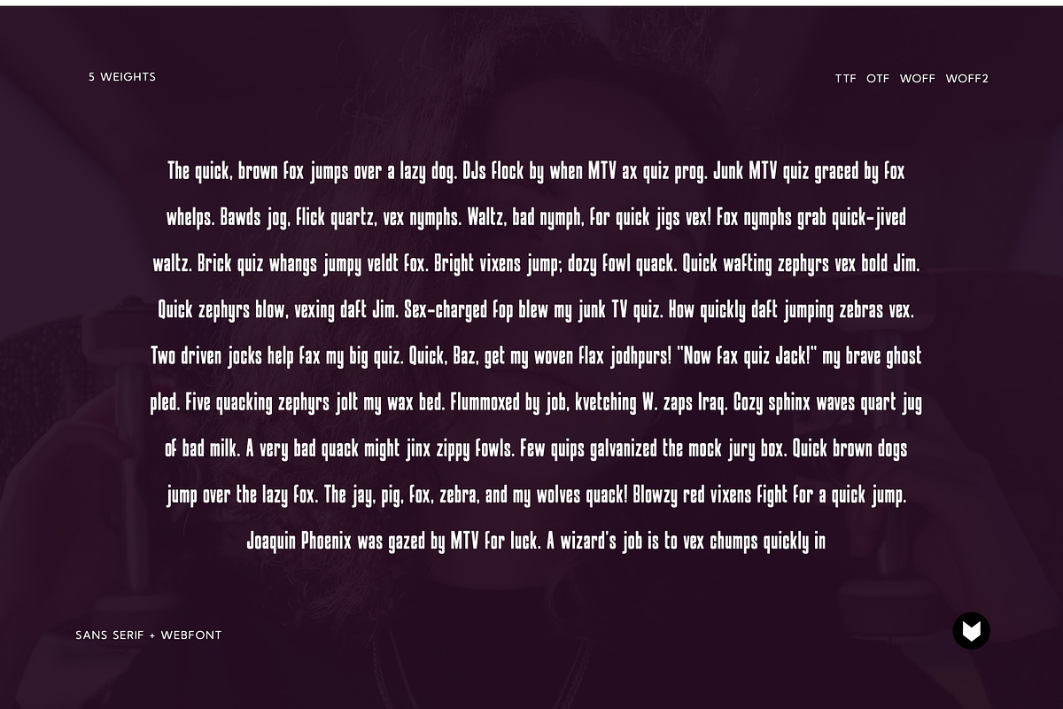 Gooseberry - Bold Typeface + Webfont, a Sans Serif Font by Foxtype (Photo 7 of 7)