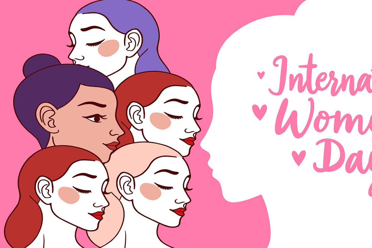 International Women’s Day March 8, a Background Graphic by RAHMAT (Photo 4 of 4)