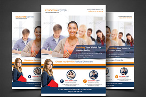 Educational Flyer Template Multipurp, a Flyer Template by AfzaalGraphics