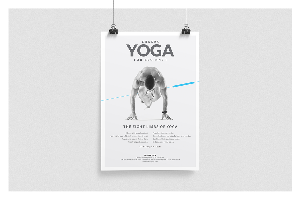 Yoga Classes Flyer, a Flyer Template by BOXKAYU (Photo 2 of 6)
