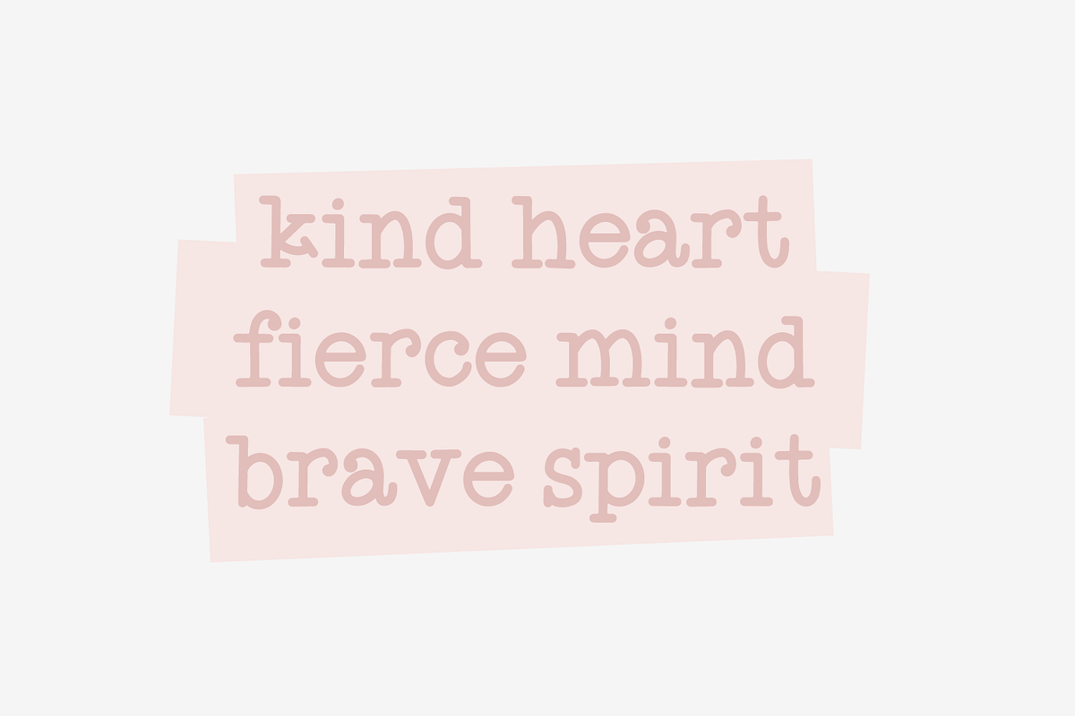 Heartsound Typewriter Serif Font, a Handwritten Font by Beck McCormick (Photo 6 of 10)