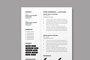 Resume Template, a Resume Template by MightyDesign (Thumbnail 4 of 10)
