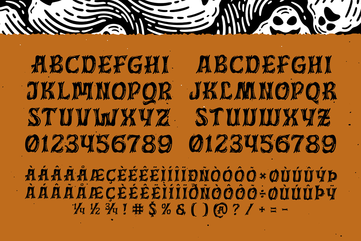 Hepives Spooky Fonts, a Font by Nocturnal Workspace (Photo 3 of 8)