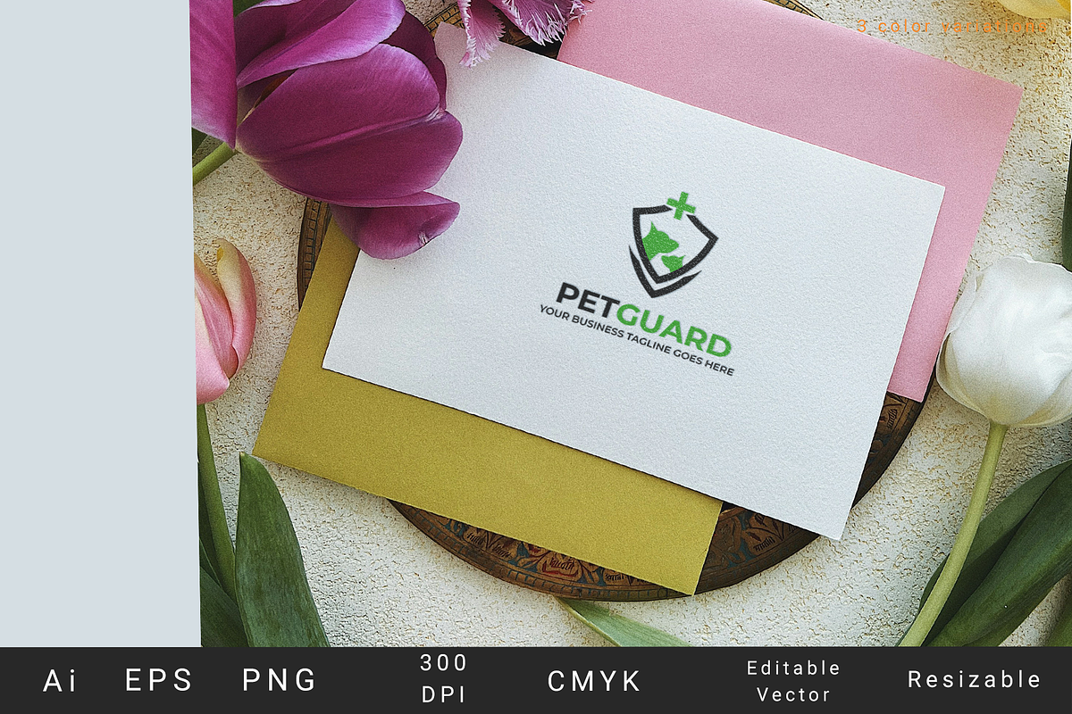 Pet guard logo/dog clinic, a Branding & Logo Template by kamalrawat_gd (Photo 6 of 7)