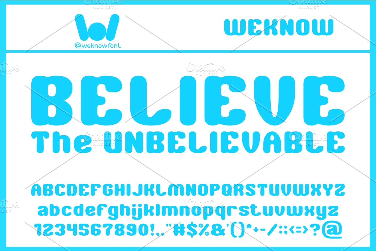 Nice font, a Font by weknow (Photo 4 of 8)