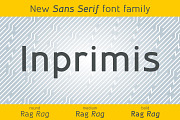 Inprimis - New Sans Serif typefamily, a Sans Serif Font by Bellini studio (Thumbnail 1 of 9)