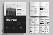 Editable Corporate Annual Report, a Brochure Template by MightyDesign (Thumbnail 1 of 6)
