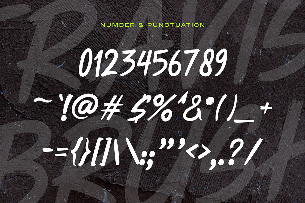 Travis Brush Font, a Handwritten Font by Morisco (Photo 4 of 6)