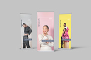Rollup Banner Mockup, an Advertising Mockup by Graphiculon (Thumbnail 2 of 11)
